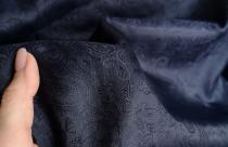 Подкладочная ткань Синий ажур FM3904 фото 2