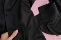 Блузочная ткань черный жемчуг Италия FB4174 фото 5