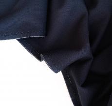 Хлопок костюмный плетеный темно-синий FF5681