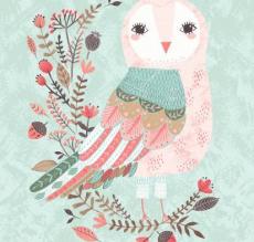 Американский хлопок Тканевая панель FF3577